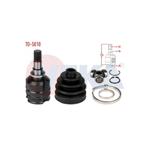 COROLLA 2002-2007 VVTİ İÇ AKS KAFASI 23-23-34