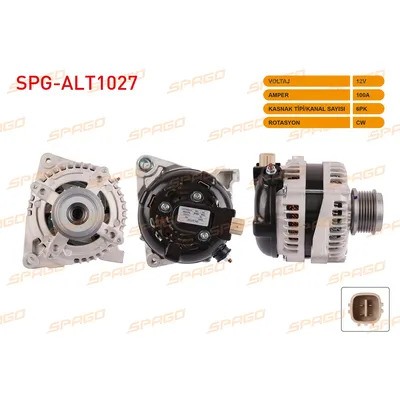 COROLLA 2007-2012 D4D ALTERNATOR